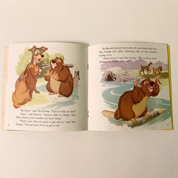 Vintage 1965 Disney Lady  and the Tramp 7 Inch Record and Book - Picture 11 of 15